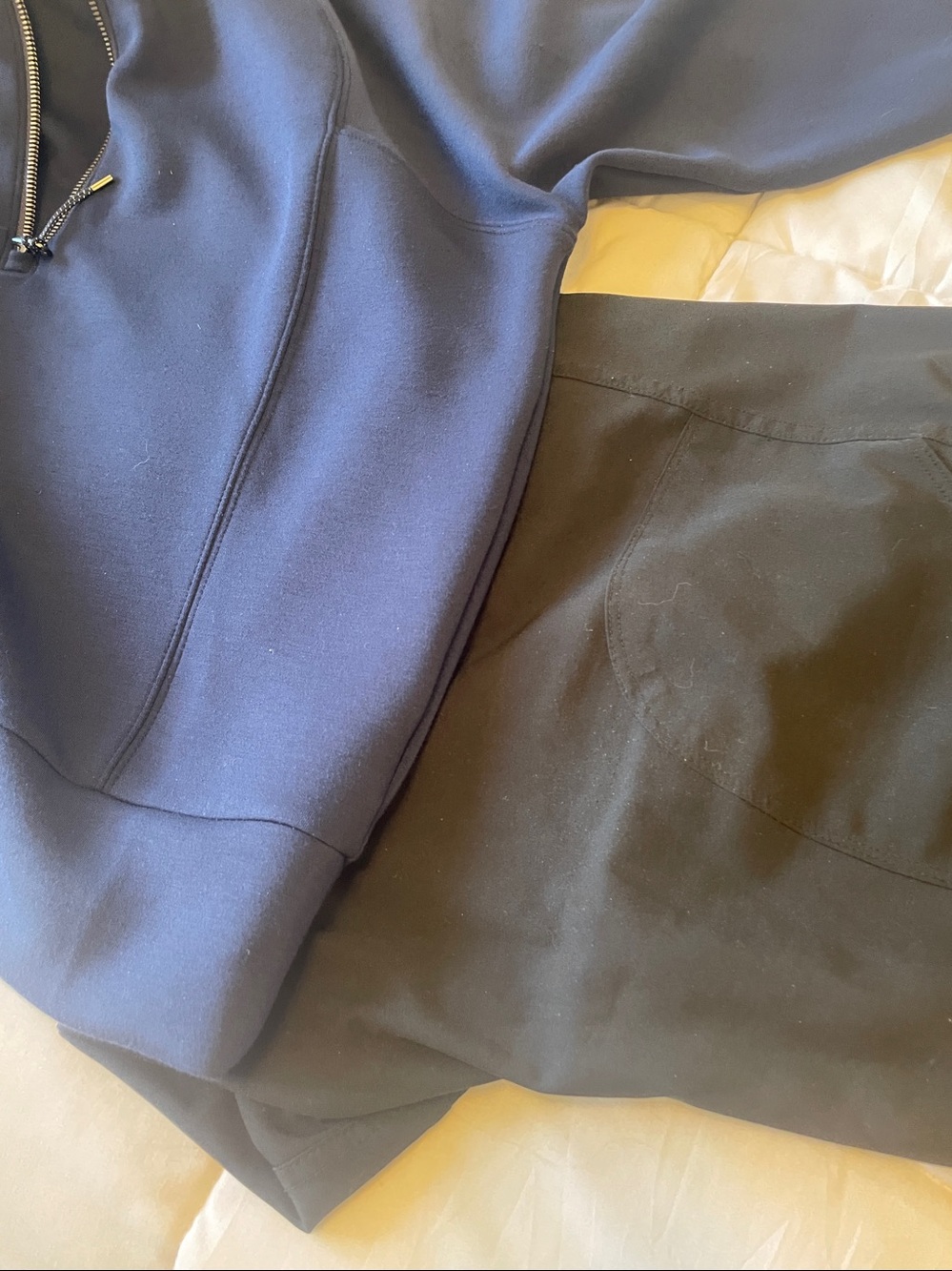 Spanx Timeless Navy Half Zip - Picture 8 of 12